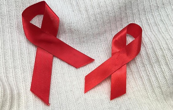 HIV awareness ribbons