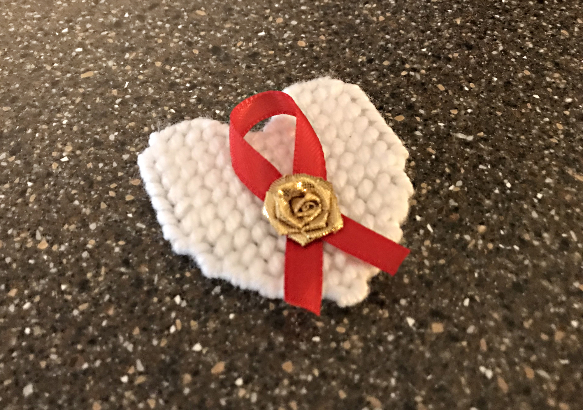 AIDS remembrance pin