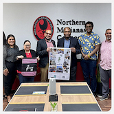 NIDDK leaders meet with the Northern Marianas College president and staff to discuss the NIDDK Pacific STEP-UP program