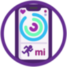 graphic of a fitness tracker phone app 