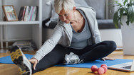 Woman Stretching