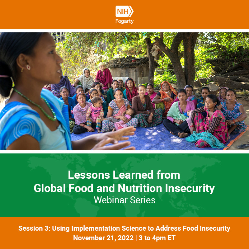 Webinar: Using implementation science to address food and nutrition insecurity