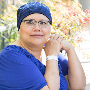 Woman with cancer