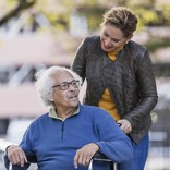 alzheimers man in wheel chair