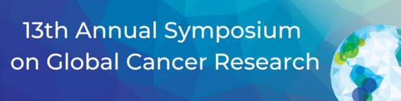 Banner of the 13th Annual Symposium on Global Cancer Research