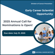 Early Career Scientist Nomination