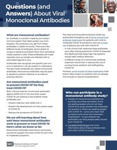 Thumbnail for Monoclonal Antibodies fact sheet in English