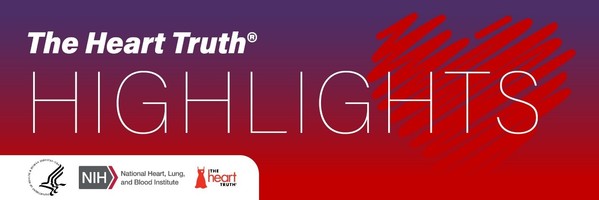 The Heart Truth Highlights email banner