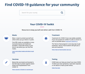 COVID-19.gov website
