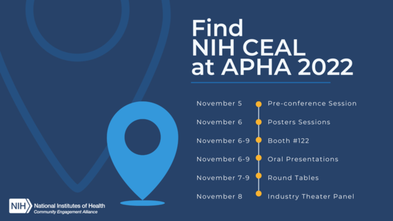 Find NIH CEAL at APHA 2022