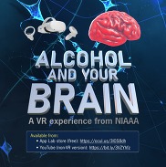 An illustration of a human brain and a VR headset