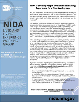 NIDA seeks applicants for new working group