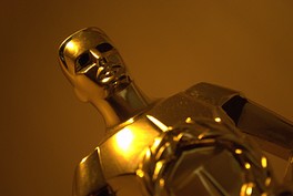 closeup of academy award trophy