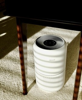 hepa filter under table