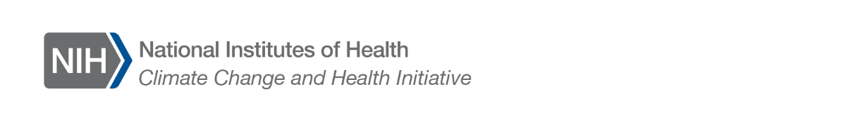 National Institutes of Health - Climate Change and Health Initiative Logo
