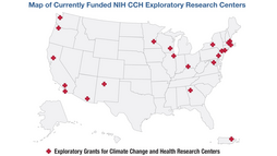 map of P20 exploratory research center locations 