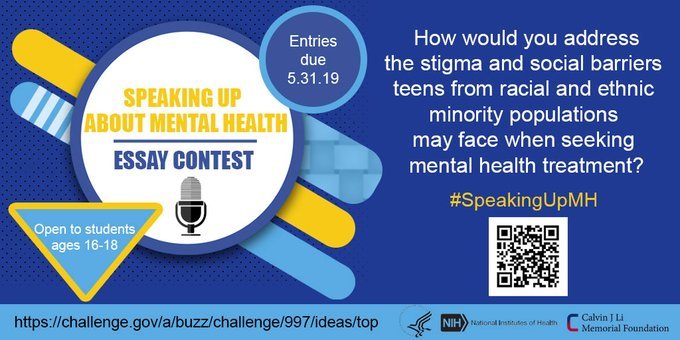 Speaking Up About Mental Health Essay Contest image