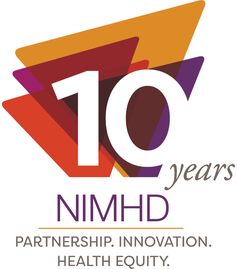 NIMHD 10-Year Anniversary logo