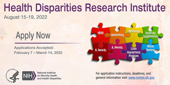 Apply Now: 2022 Health Disparities Research Institute
