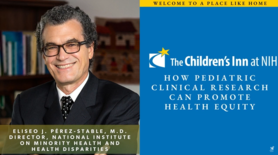 The Children's Inn at NIH image with Dr. Eliseo