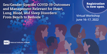 Sex/Gender-Specific COVID-19 Outcomes and Management Relevant for Heart, Lung, Blood, and Sleep Disorders: From Bench to Bedside
