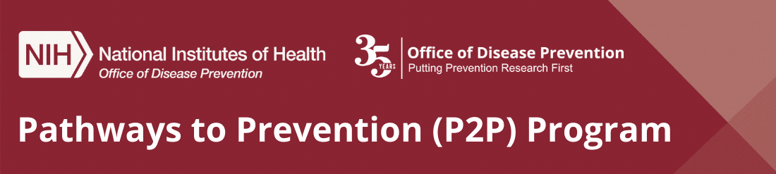 Pathways to Prevention Program email from the NIH Office of Disease Prevention, celebrating 35 years of putting prevention research first