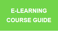 E-learning course guide button