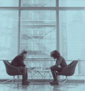 People working in an office setting