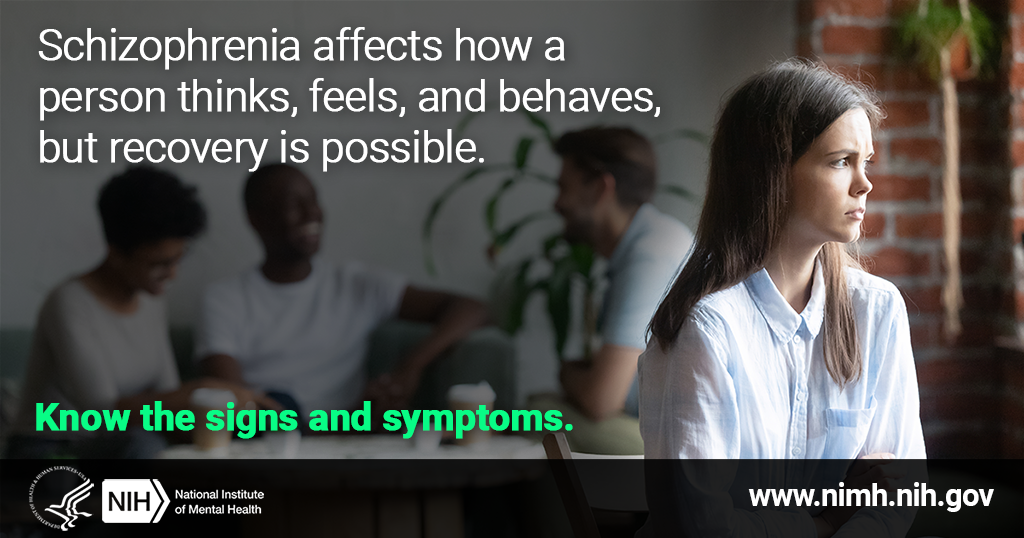 Schizophrenia affects  how a person thinks, feels, and behaves, but recovery is possible.