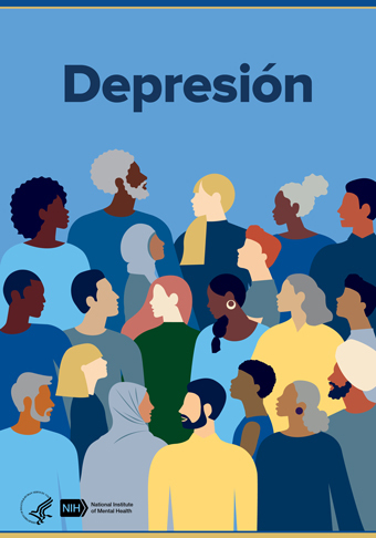Blue cover of Spanish Depresion brochure