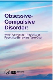 Pastel colored cover of OCD brochure