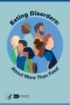 Diverse group of illustrated figures on the cover of Eating Disorders: About More Than Food