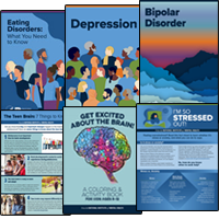 Collage of NIMH's publications.