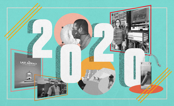 Collage illustration says "2020" with pictures of three NIST employees and other illustrations.