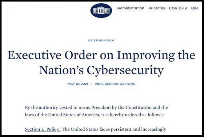 EO Improving Nation's Cybersecurity