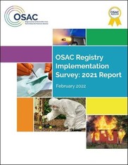 Cover - OSAC's 2021 Registry Implementation Survey Report