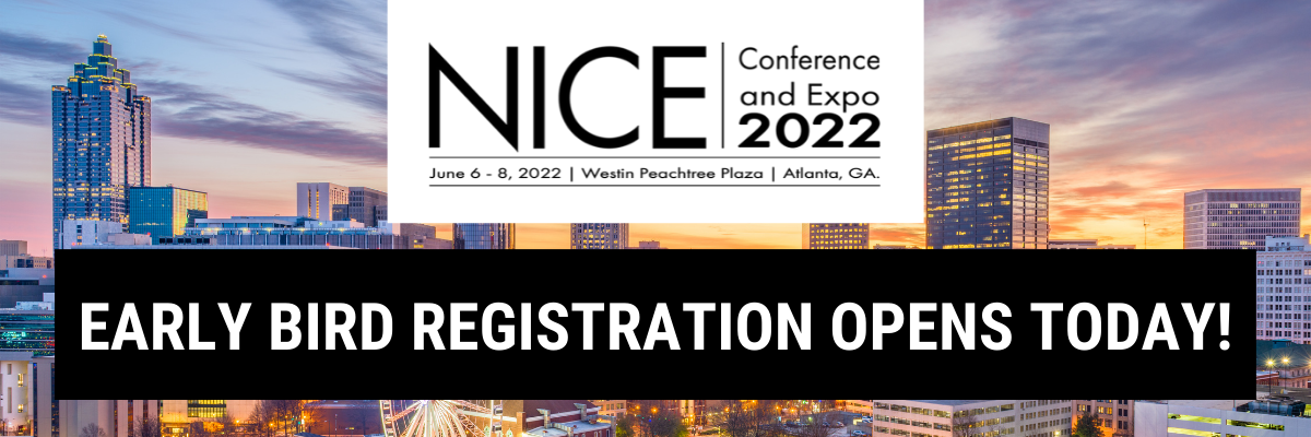 NICE Conference Registration Opens Today Banner