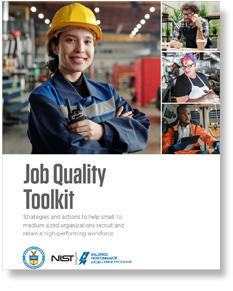 Job Quality Toolkit cover showing varies people in different occupations.