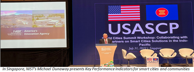 NIST's Michael Dunaway presents Key Performance Indicators for smart cities and communities