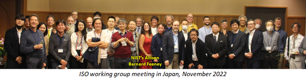 ISO working group meeting in Japan, November 2022
