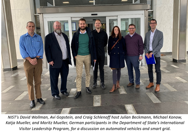NIST hosted German participants in the Department of State's International Visitor Leadership Program