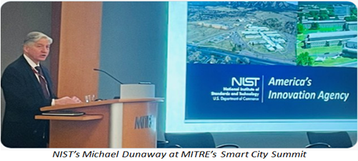 NIST's Michael Dunaway at MITRE's Smart City Summit