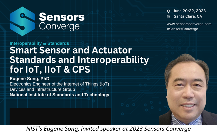 NIST researcher Eugene Song was invited speaker at 2023 Sensors Converge