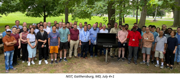 NIST Smart Connected Systems and Wireless Networks Divisions Jointly celebrate the Fourth of July with a picnic