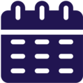 Purple calendar