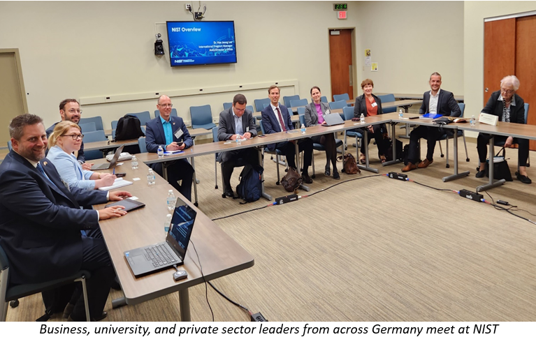German participants visit NIST as part of the Department of State's International Visitor Leadership Program