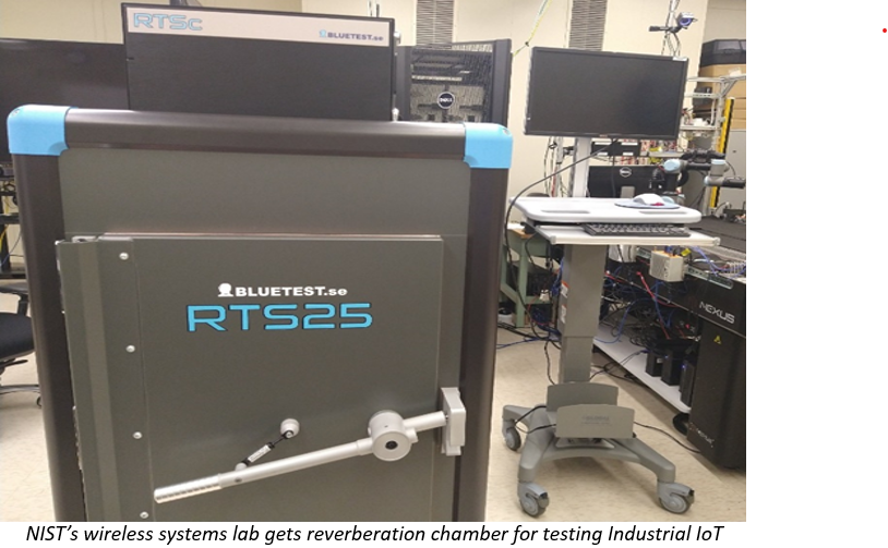 NIST wireless systems lab gets reverberation chamber for testing industrial IoT