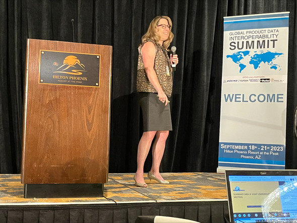 NIST's Rosemary Astheimer presents at 2023 Global Product Data Interoperability Summit