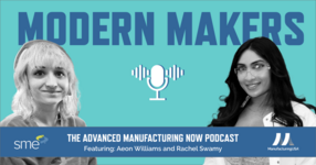 Aeon Williams and Rachel Swamy Modern Makers podcast promo