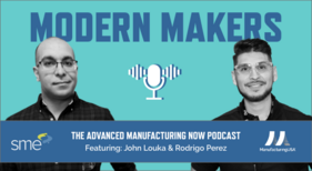 John Louka and Rodrigo Perez Modern Makers Podcast promotion